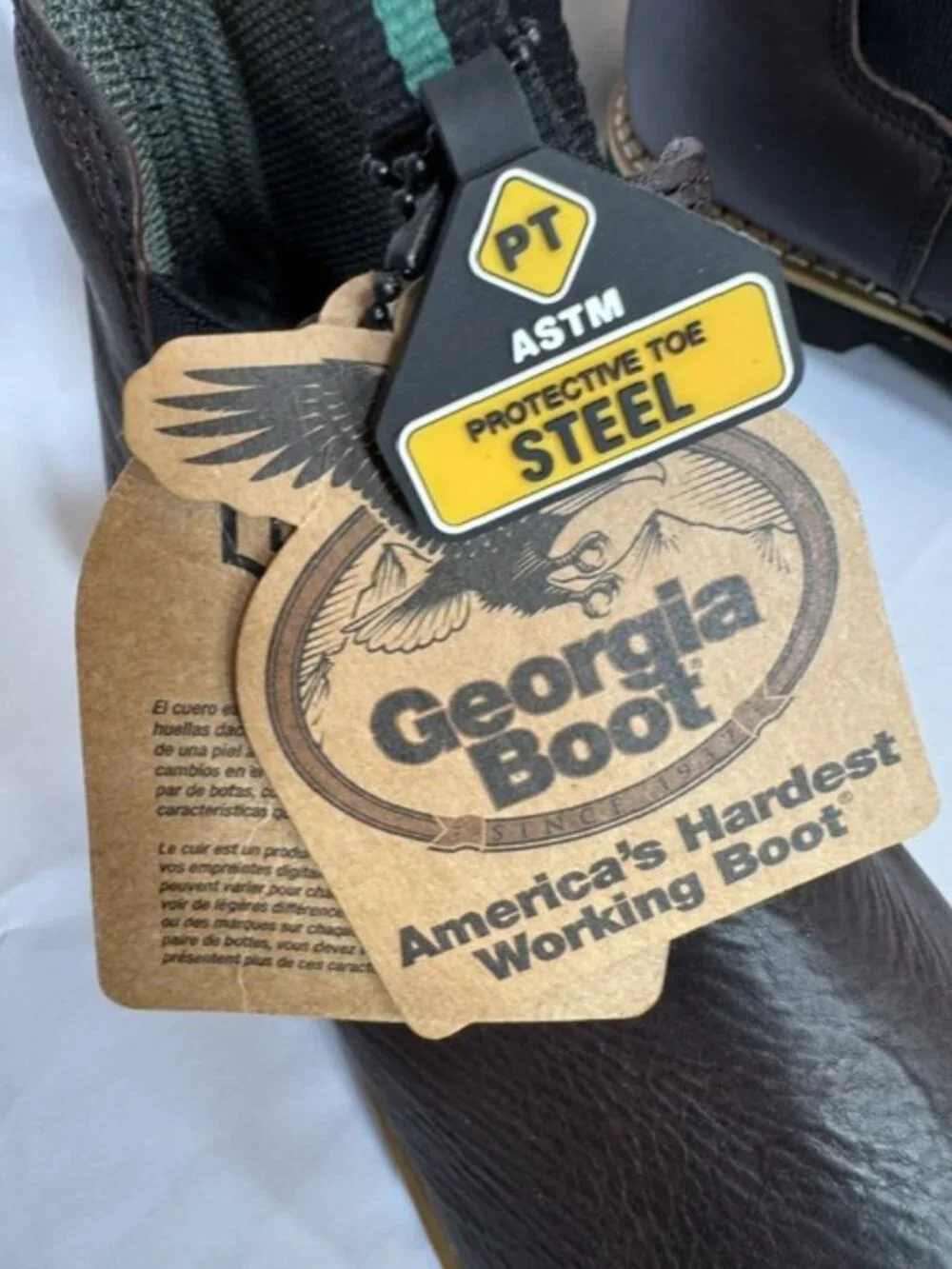 Georgia Giant High Romeo Waterproof Steel Toe Boot Sz 14